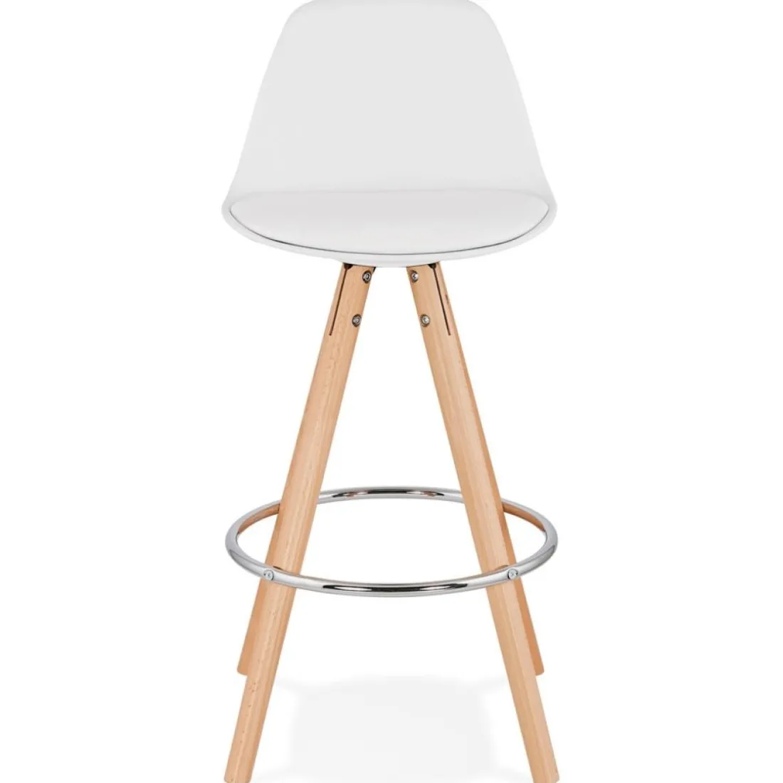 Tabouret snack mi-hauteur 'TATAMI MINI' blanc