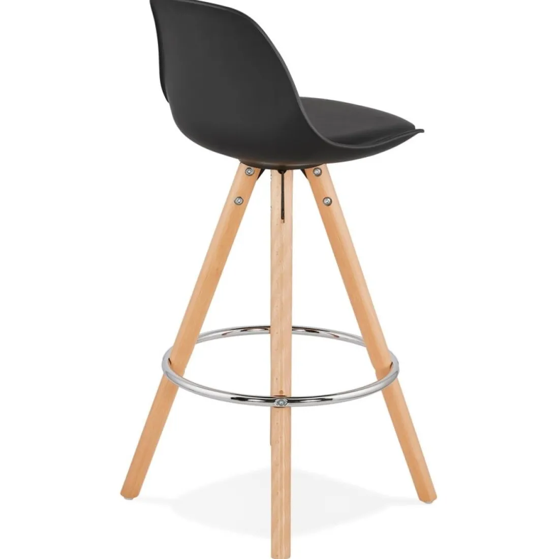 Tabouret snack mi-hauteur 'TATAMI MINI' noir