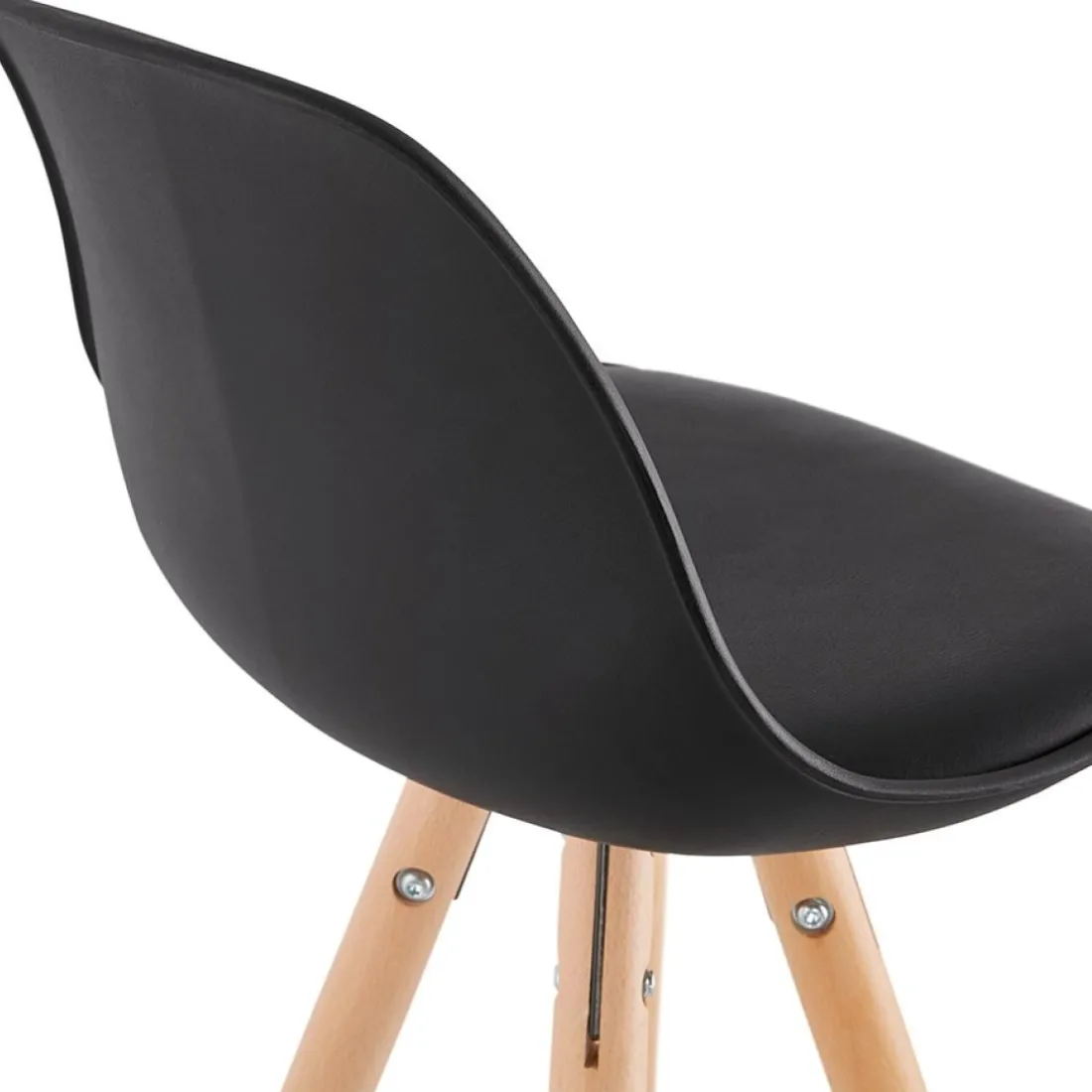 Tabouret snack mi-hauteur 'TATAMI MINI' noir