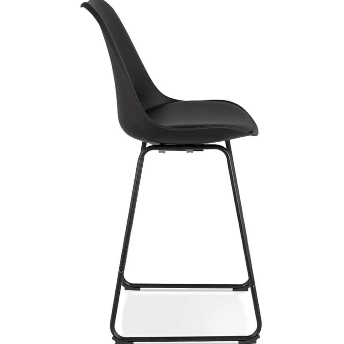 Tabouret snack mi-hauteur 'CHOKO MINI' noir