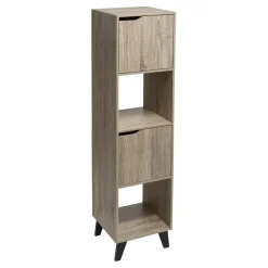 Étagère 4 Cases H Mix Nature Pied