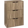 Étagère 6 cases porte