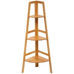 Étagère Angle 3 Niveaux Sicela Bambou