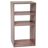 Étagère Bois 2 + 1 Cases Mix Naturel