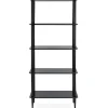 Étagère design 'RACK' noire en bois style scandinave