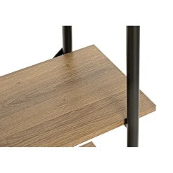 étagère en métal laqué noir,