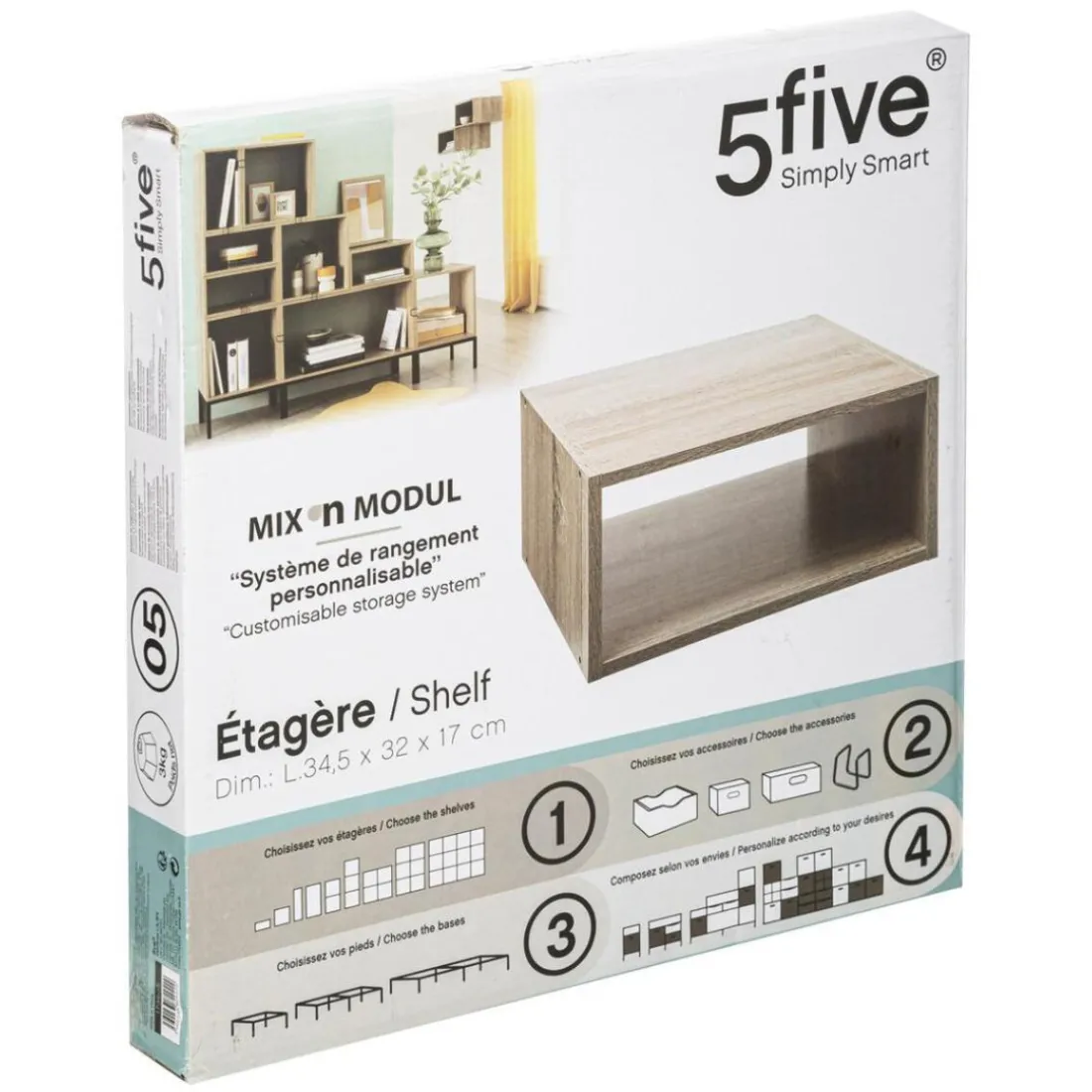 Étagère 1et2 Case Mix Nature