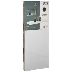 Étagère murale blanche L60