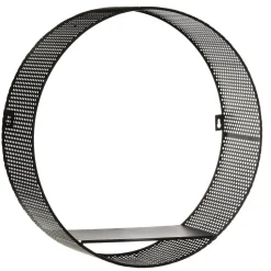 Étagère Murale Ronde Perforée x 3