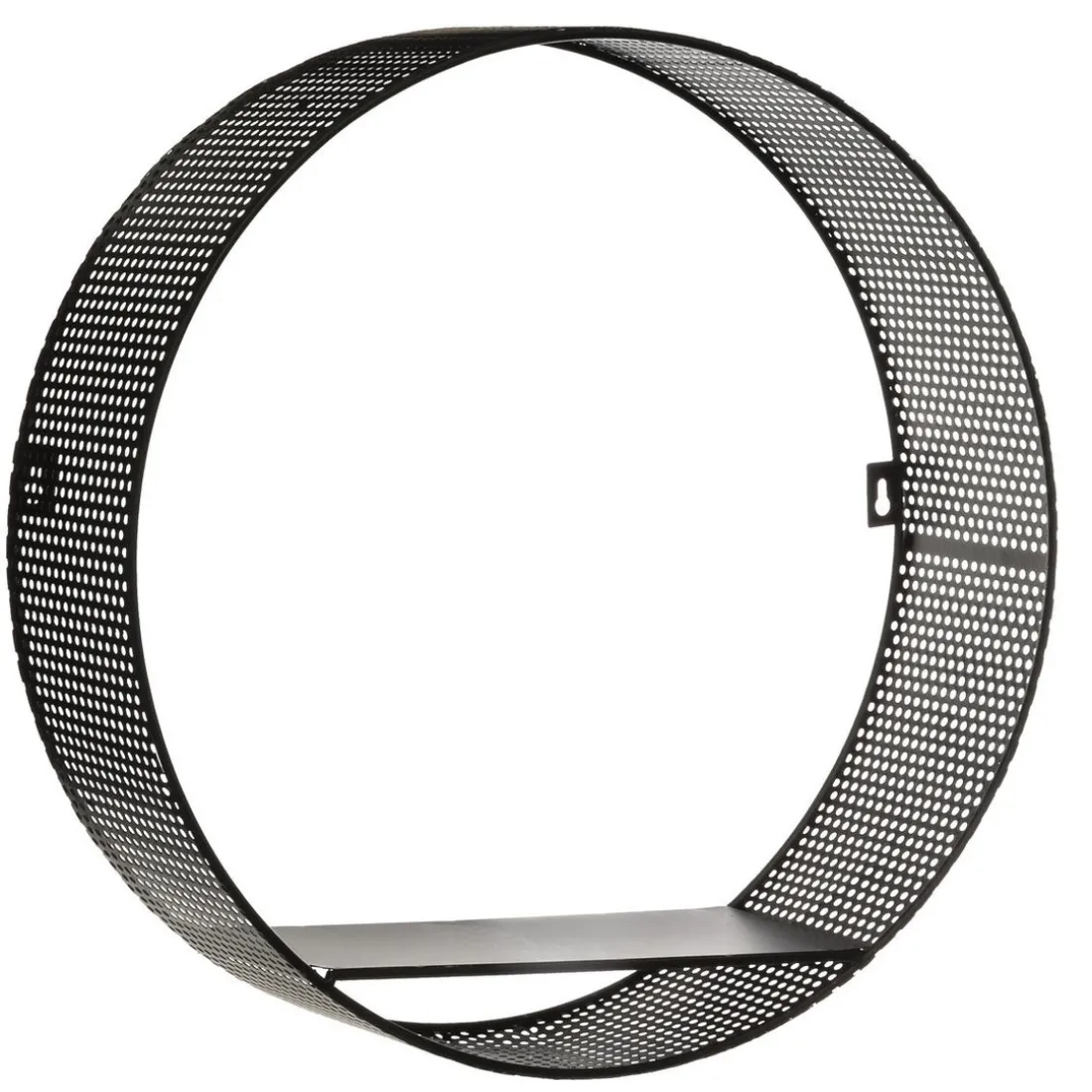 Étagère Murale Ronde Perforée x 3