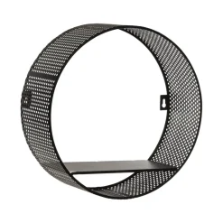 Étagère Murale Ronde Perforée x 3