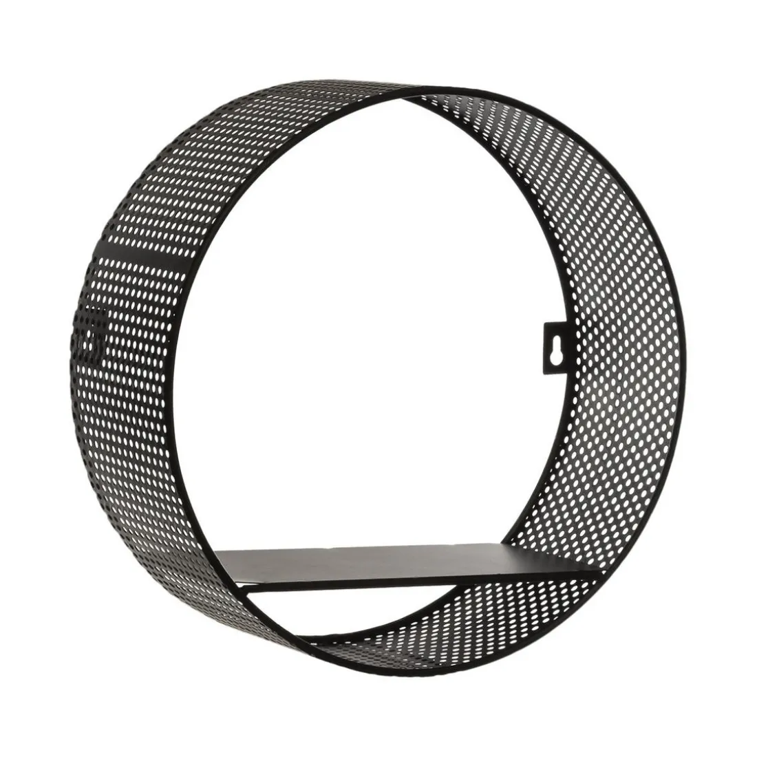 Étagère Murale Ronde Perforée x 3
