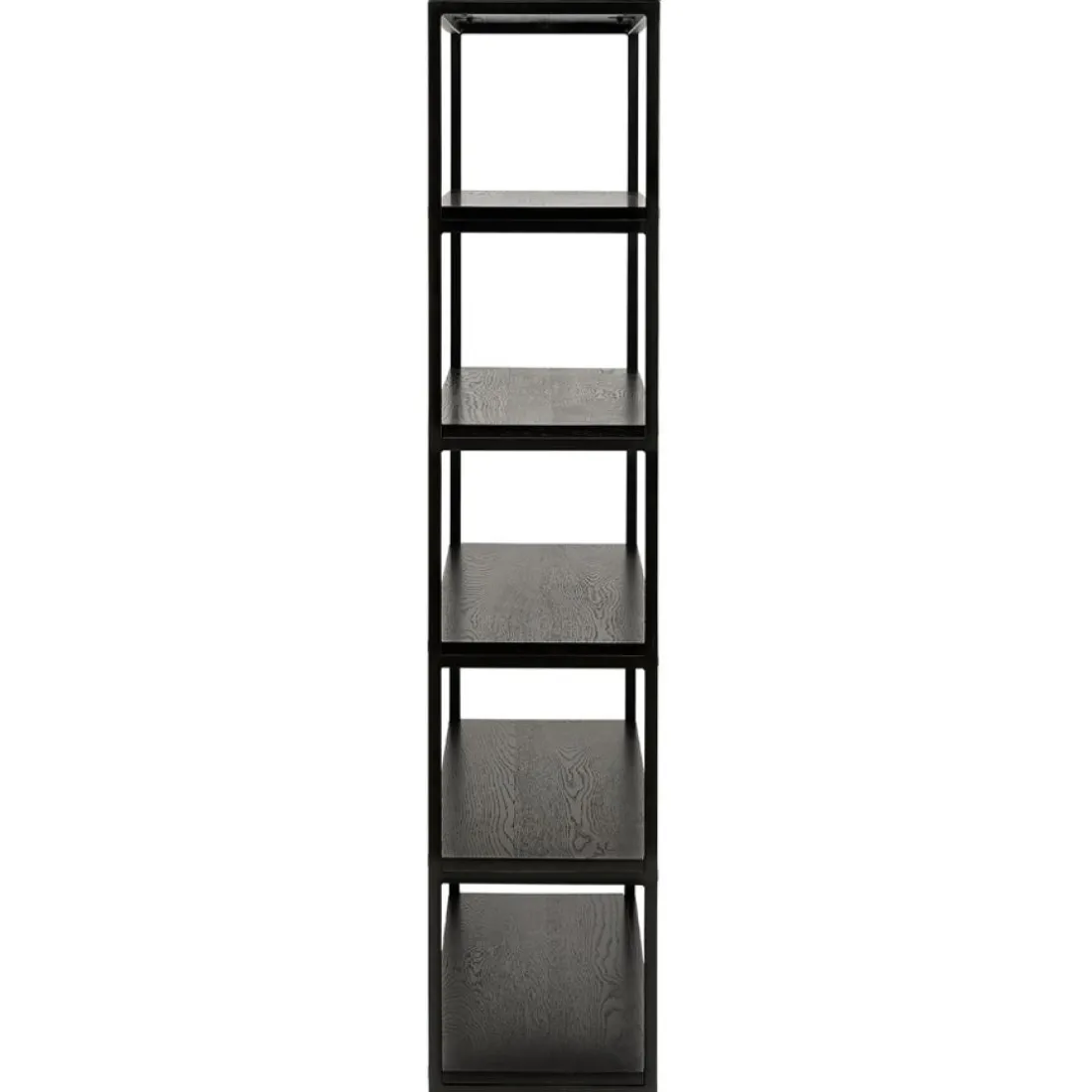 Étagère style industriel 'LIBERTY' en bois et métal noir