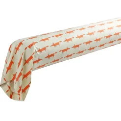 Taie d'oreiller ou de traversin MR FOX - MANDARINE