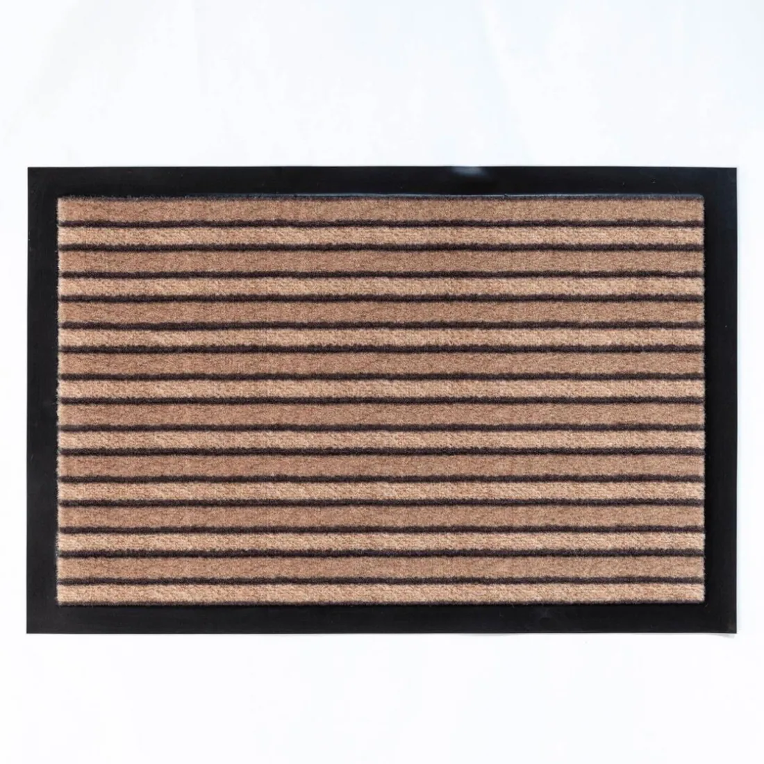 Tapis a rayures payas sable