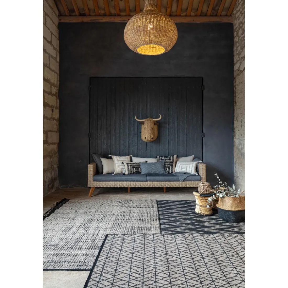 Tapis Axel 2 outdoor Naturel 60 x 110