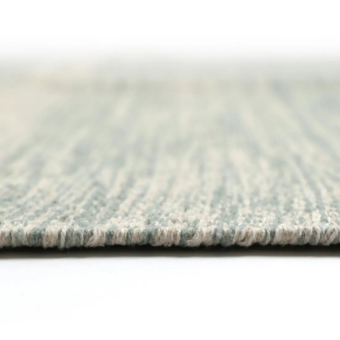 TAPIS BLEU EN COTON