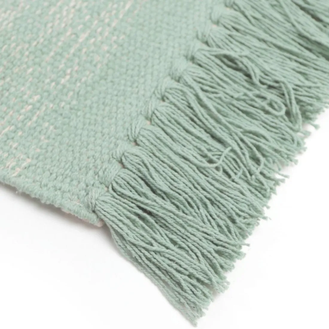 TAPIS BLEU EN COTON
