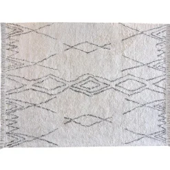 Tapis Crimble Ivoire charbon
