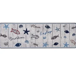 Tapis de cuisine motifs bord de mer PISCO 40X60