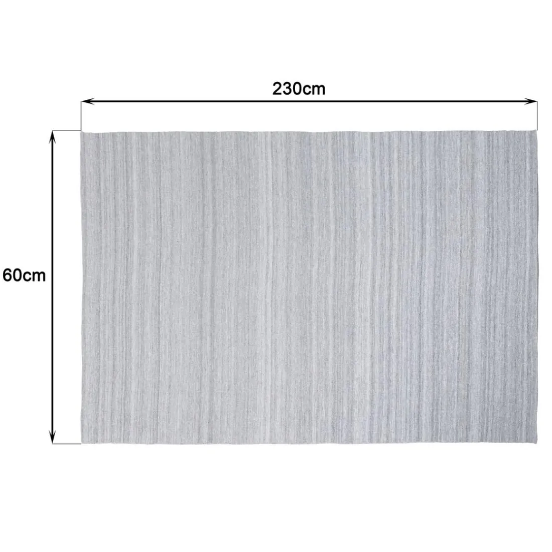Tapis d’extérieur gris chiné QUENTIN