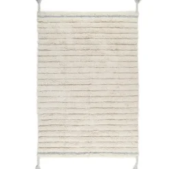 TAPIS EN COTON BLEU