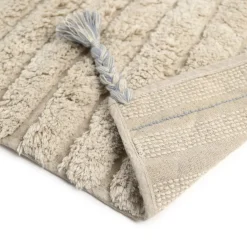 TAPIS EN COTON BLEU