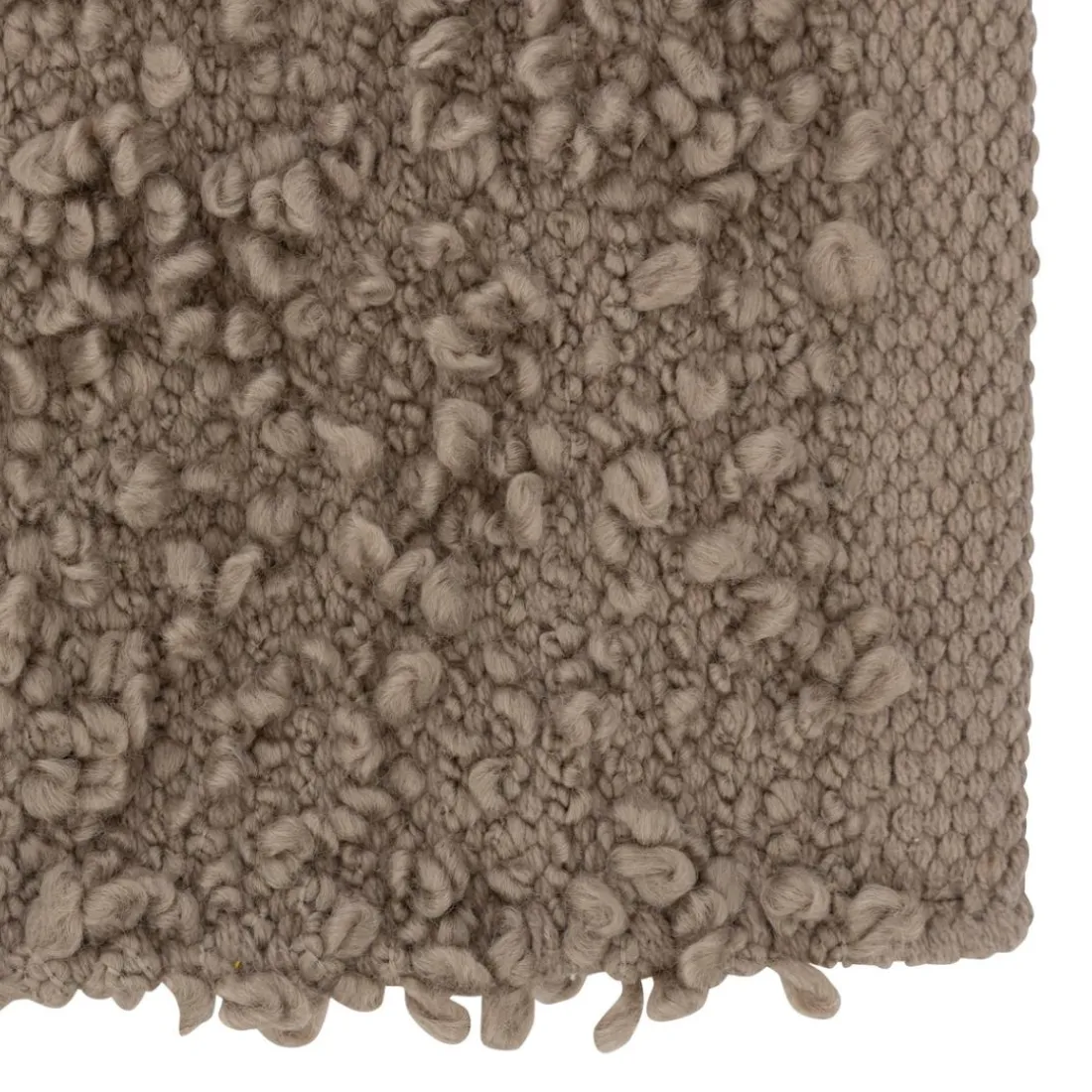 Tapis en coton et polyester Soana Taupe