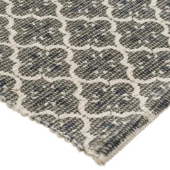 Tapis en Coton Imprimé Box Gris modèle A