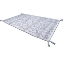 Tapis enfant naturel & écru BLONDER Gris