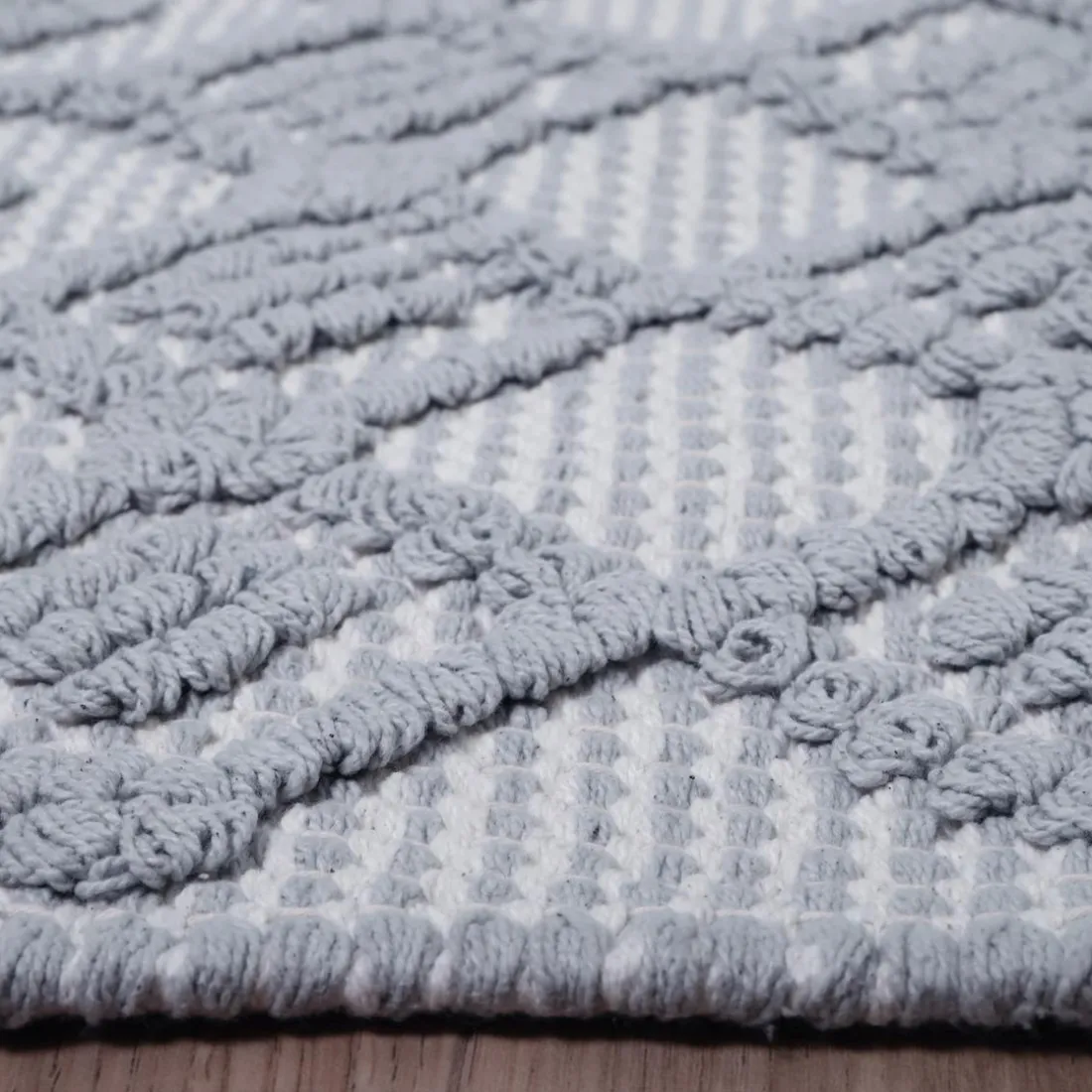 Tapis enfant naturel & écru BLONDER Gris