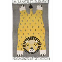Tapis enfant rectangulaire lion 110x170 LEONO