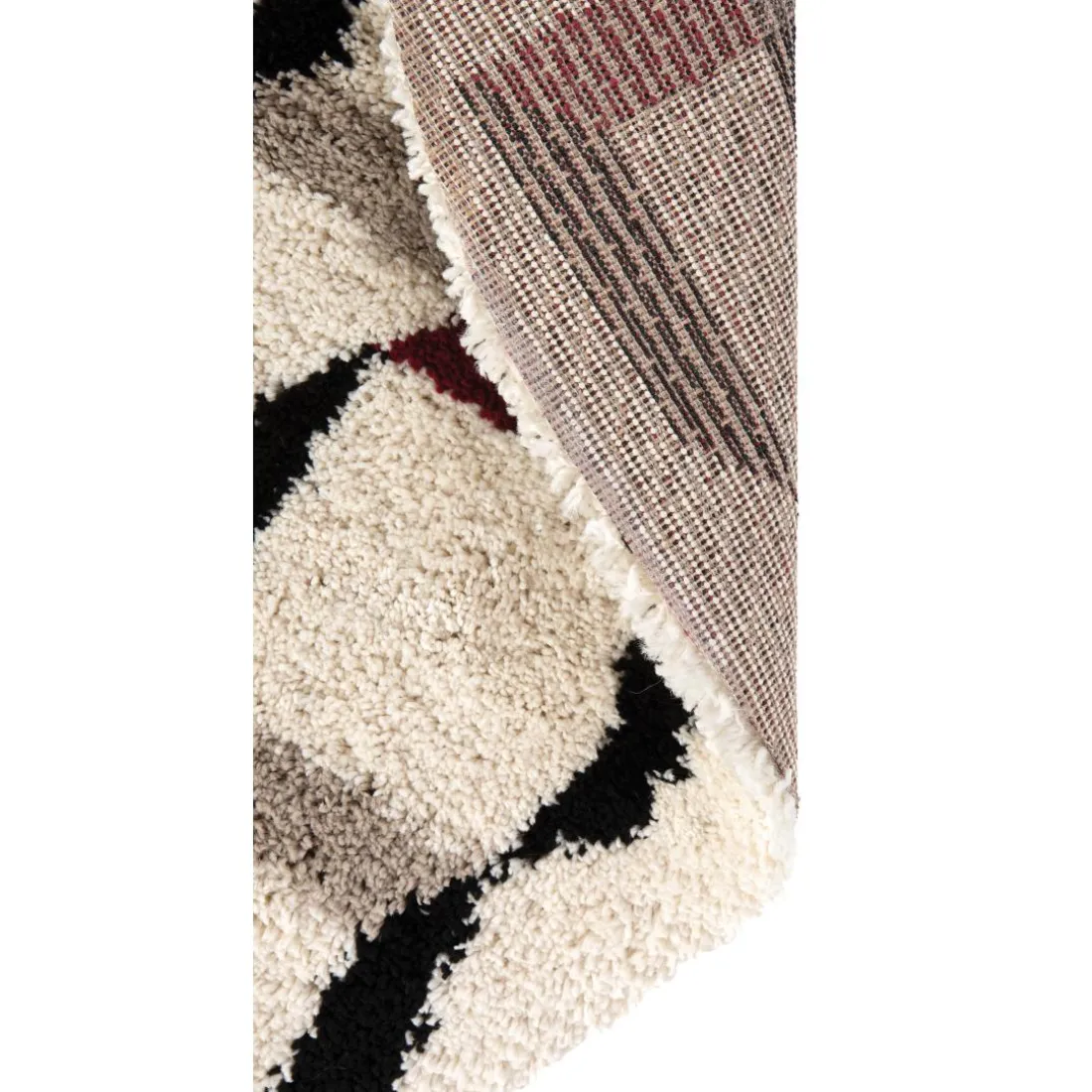 Tapis Erika Neige diamètre 160 cm