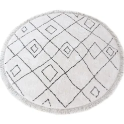 Tapis Ervin Ivoire taupe