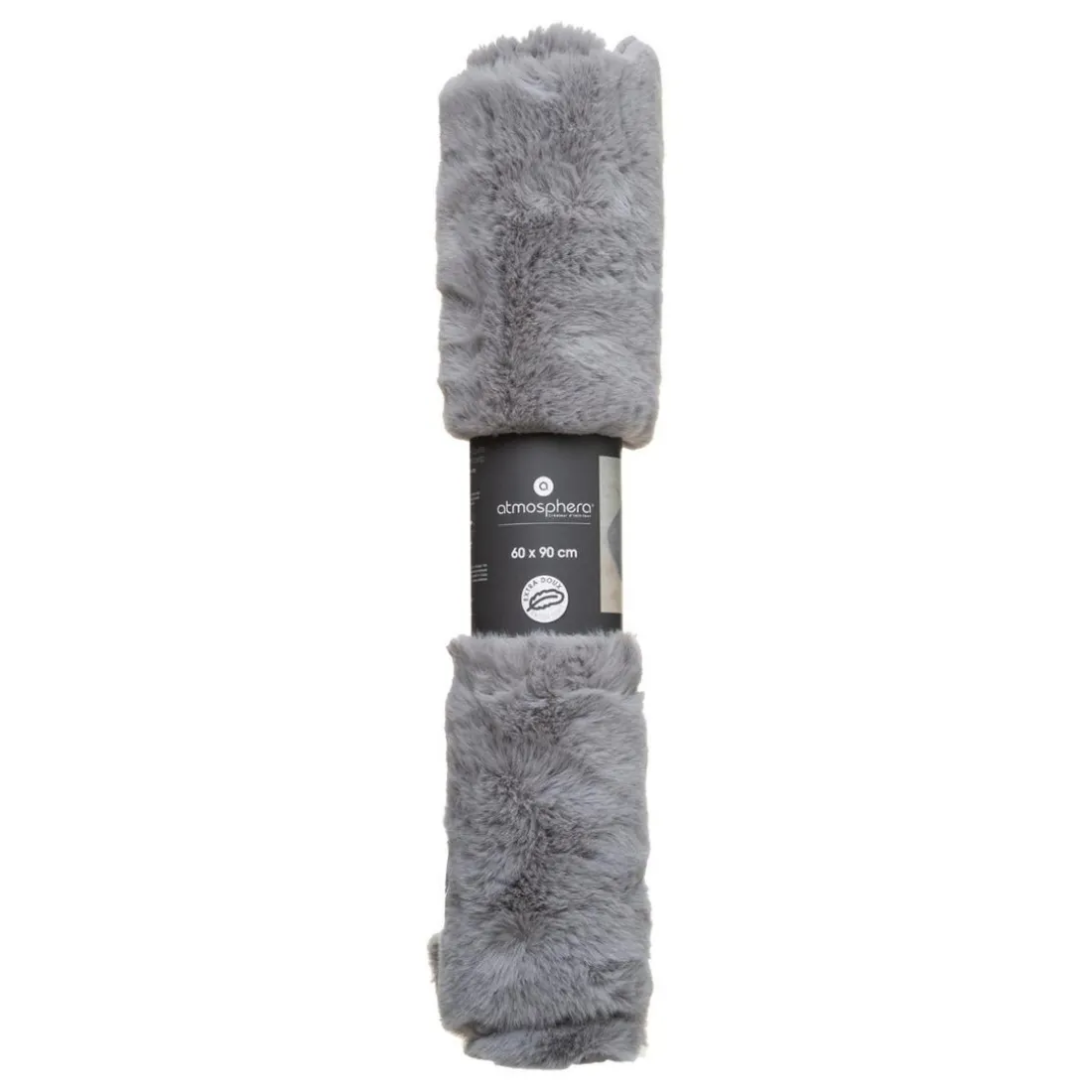 Tapis four extra doux gris 60 x 90