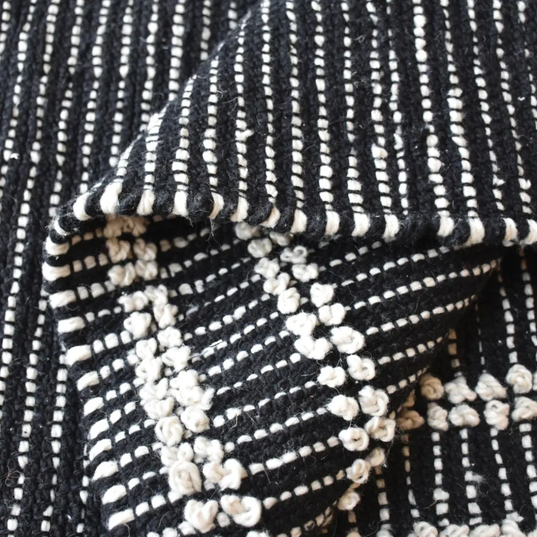 Tapis Gimie Charbon/ivoire 120 x 180