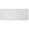 Tapis Épais Uni 50 x 120 cm Blanc