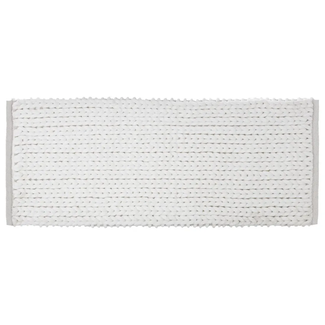 Tapis Épais Uni 50 x 120 cm Blanc