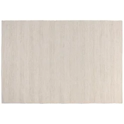 Tapis rectangulaire 160x230cm laine texturée nuances de beige SACHA