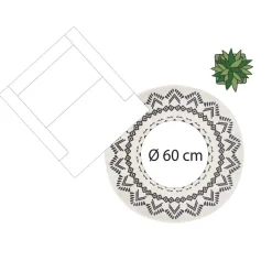 Tapis Rond Nomade D. 120 cm