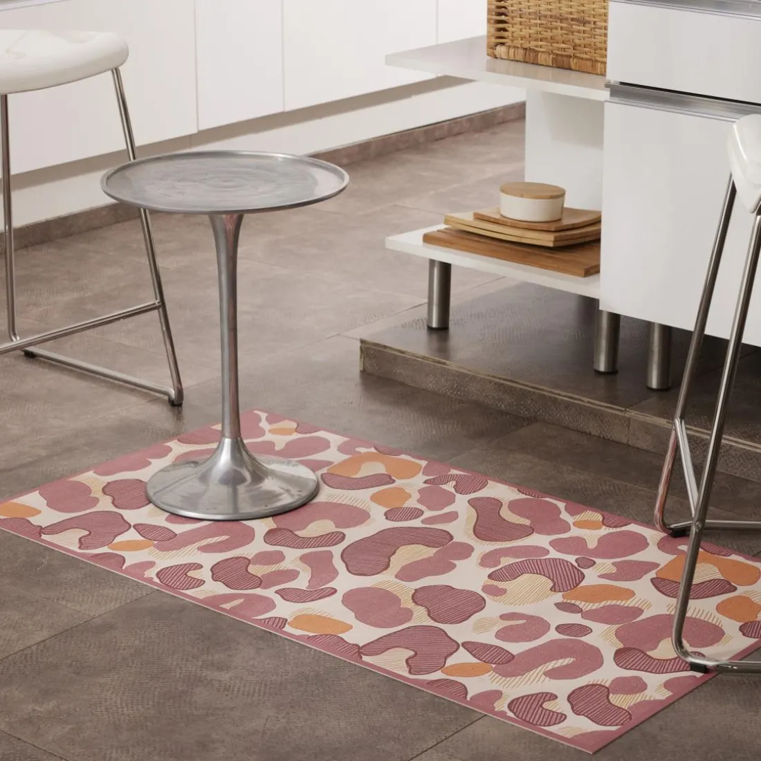 Tapis vinyle leopard Paulinette
