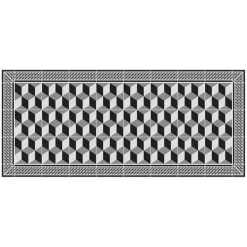 Tapis Vinyle Mosaïque gris Boîte 50x112
