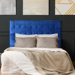 Tête de lit Luxor Velours Bleu