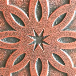 Tête de lit style oriental bois sculpté Linium Cuivre
