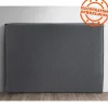 Tête de lit 'TIESTO' avec revêtement en tissu gris anthracite