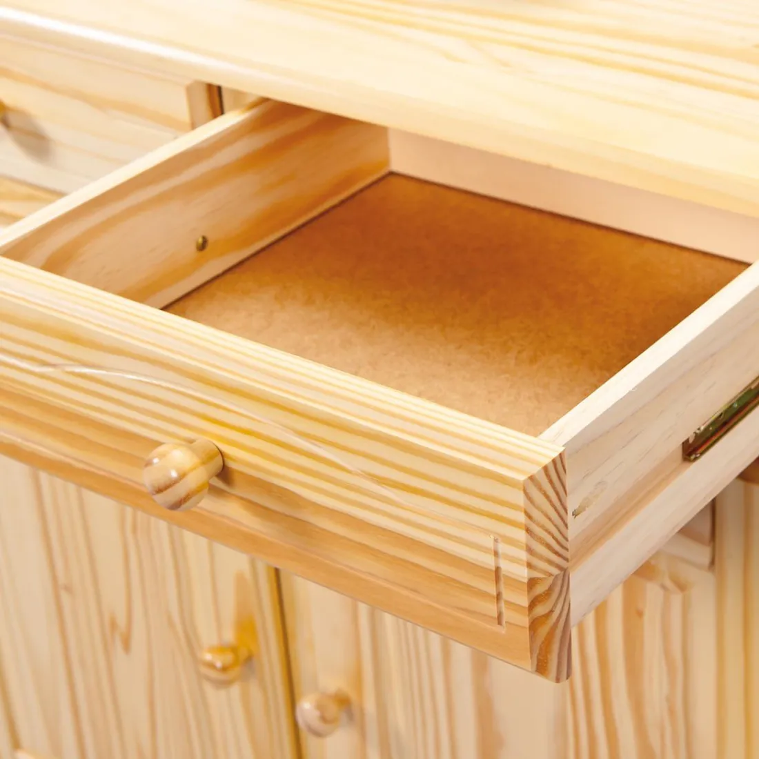 Vaisselier 3 portes en Bois massif STULIO