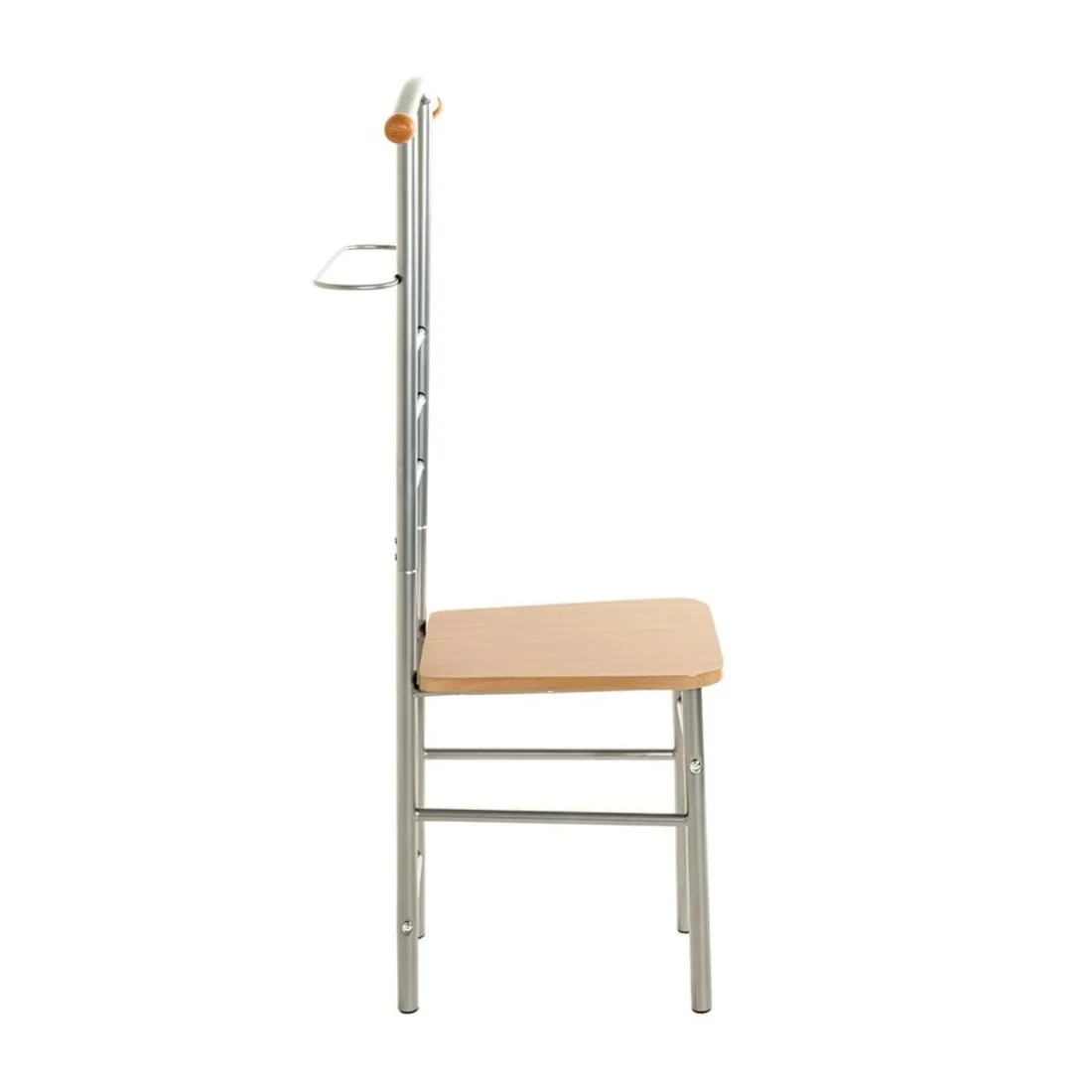 Valet de chambre avec assise en décor hêtre