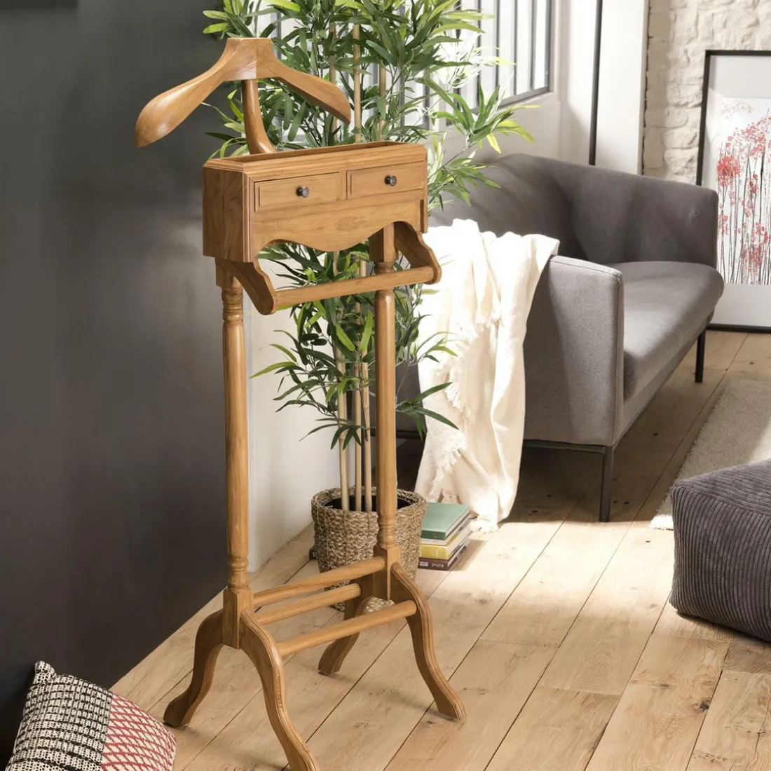 Valet De Chambre AYAN Bois Teck
