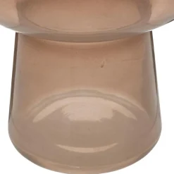 Vase ambre en verre