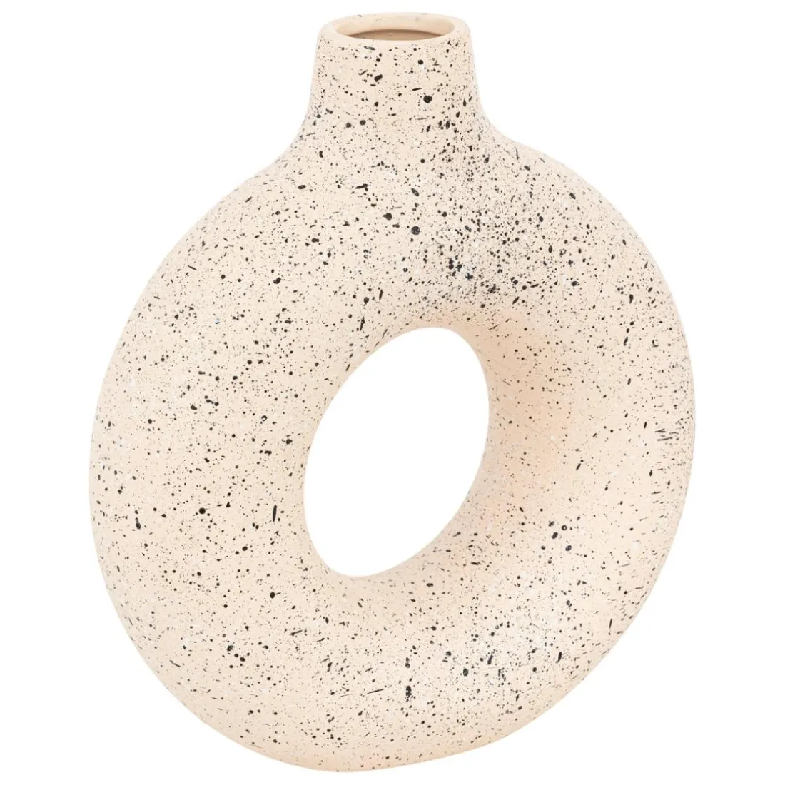 Vase céramique Florie Blanc et Noir
